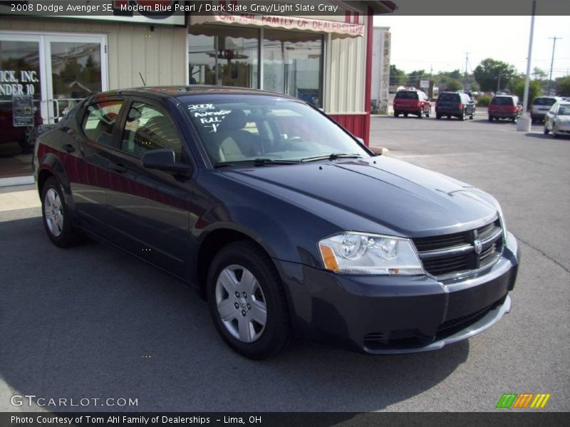 Modern Blue Pearl / Dark Slate Gray/Light Slate Gray 2008 Dodge Avenger SE