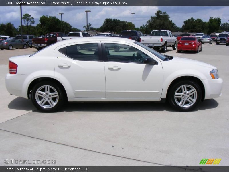 Stone White / Dark Slate Gray/Light Slate Gray 2008 Dodge Avenger SXT