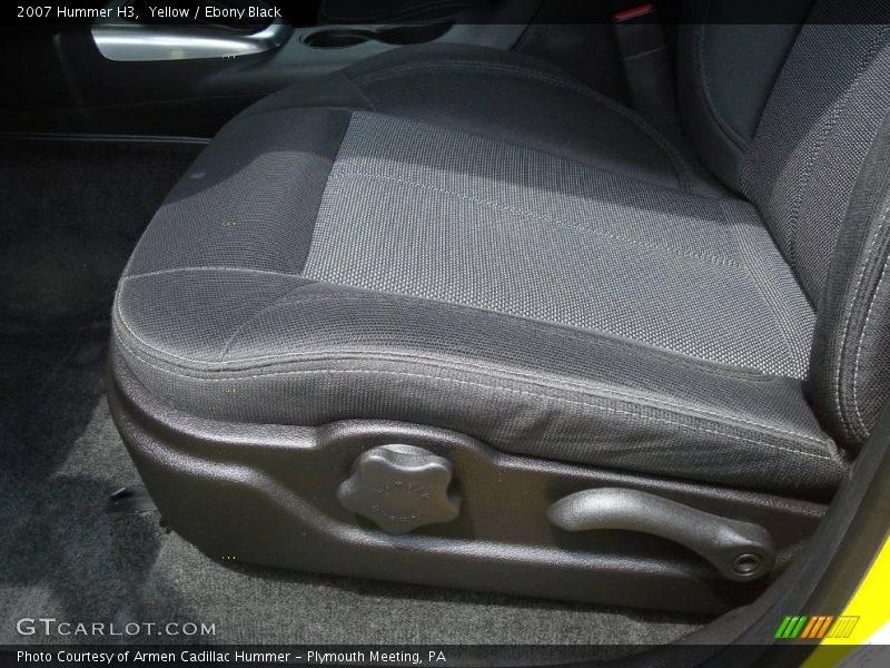 Yellow / Ebony Black 2007 Hummer H3