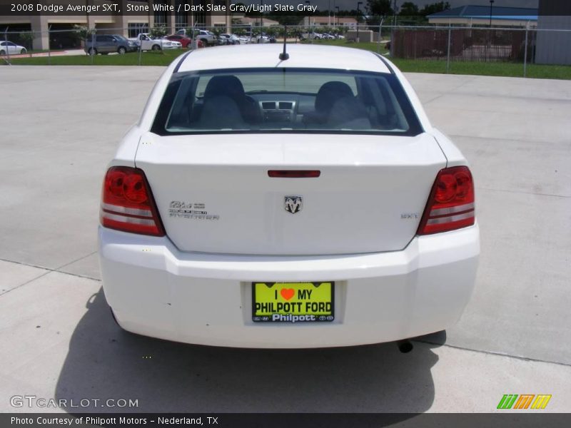 Stone White / Dark Slate Gray/Light Slate Gray 2008 Dodge Avenger SXT