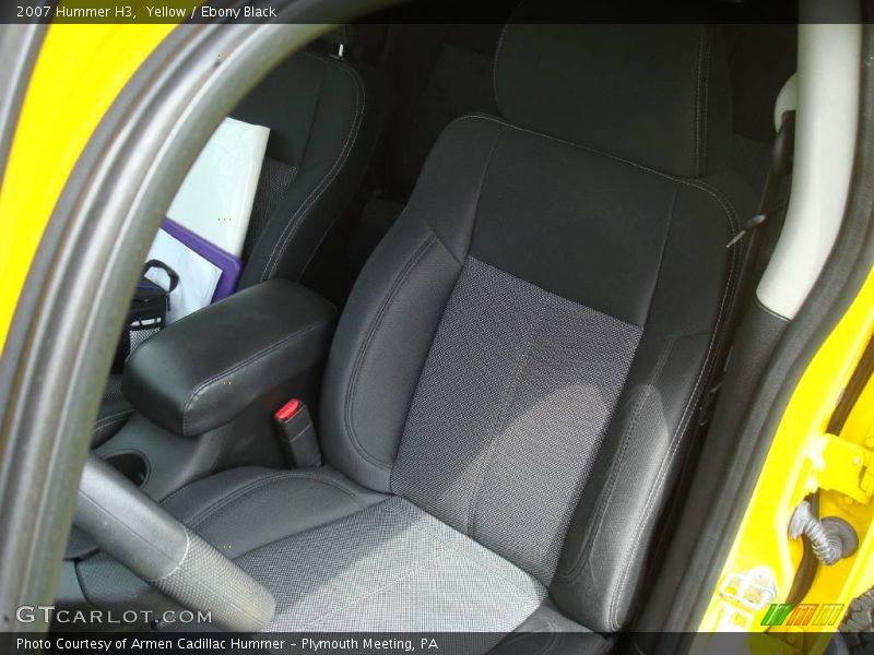 Yellow / Ebony Black 2007 Hummer H3