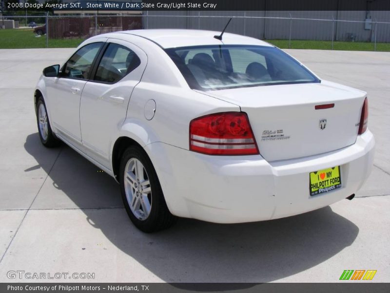 Stone White / Dark Slate Gray/Light Slate Gray 2008 Dodge Avenger SXT