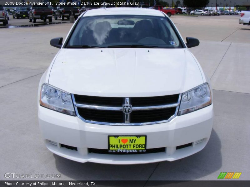 Stone White / Dark Slate Gray/Light Slate Gray 2008 Dodge Avenger SXT