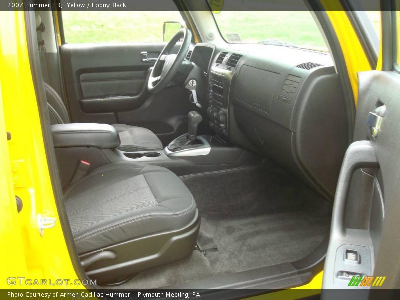 Yellow / Ebony Black 2007 Hummer H3