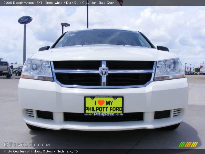 Stone White / Dark Slate Gray/Light Slate Gray 2008 Dodge Avenger SXT