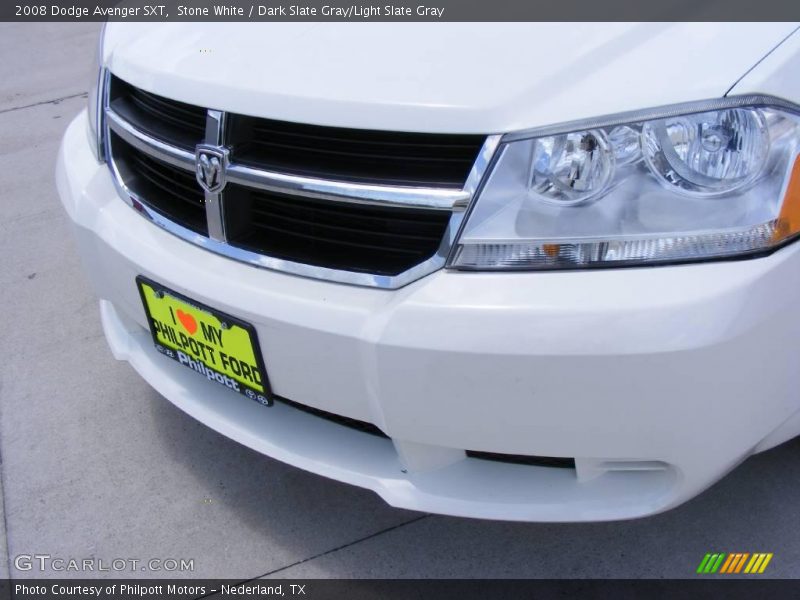 Stone White / Dark Slate Gray/Light Slate Gray 2008 Dodge Avenger SXT