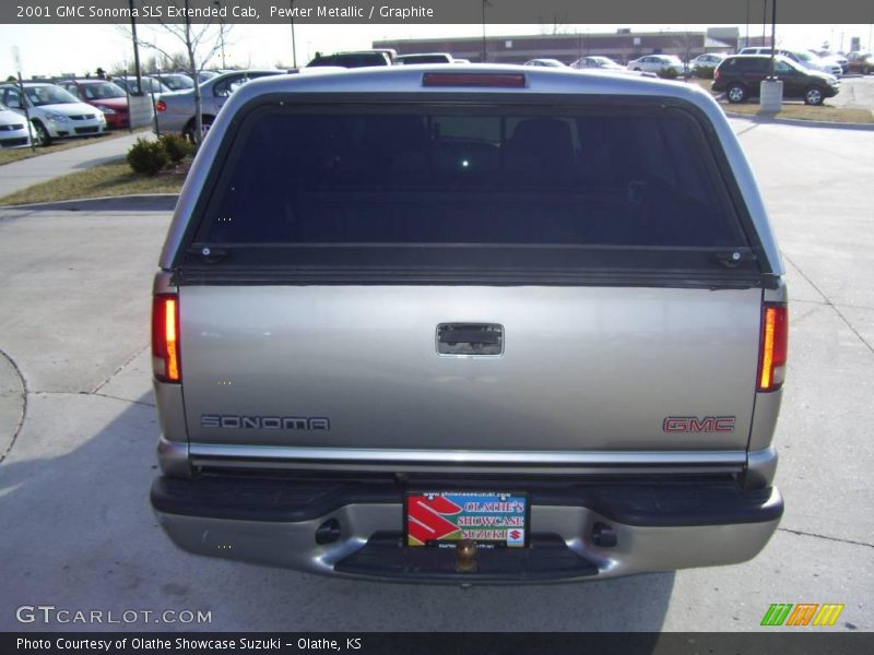 Pewter Metallic / Graphite 2001 GMC Sonoma SLS Extended Cab