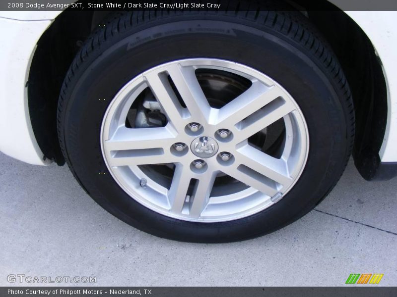 Stone White / Dark Slate Gray/Light Slate Gray 2008 Dodge Avenger SXT