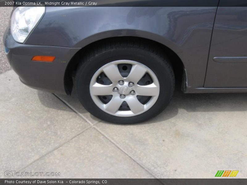 Midnight Gray Metallic / Gray 2007 Kia Optima LX