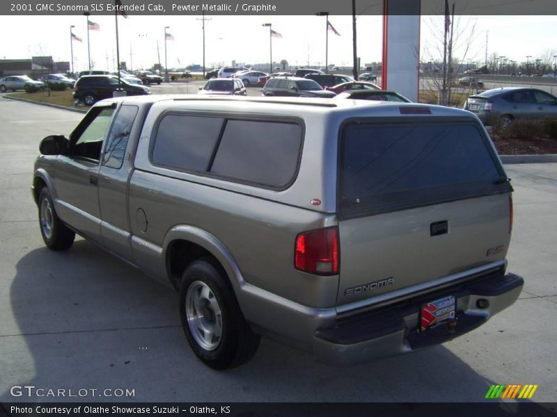 Pewter Metallic / Graphite 2001 GMC Sonoma SLS Extended Cab