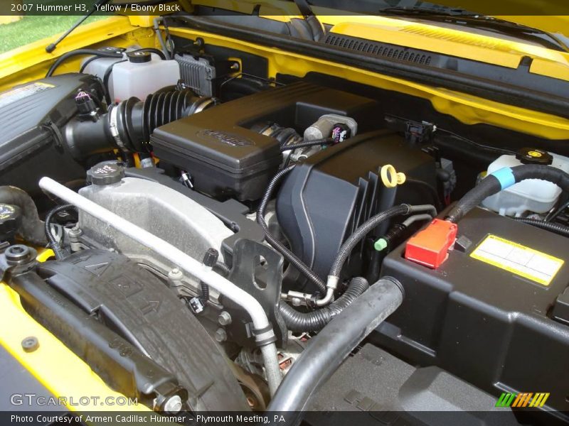 Yellow / Ebony Black 2007 Hummer H3