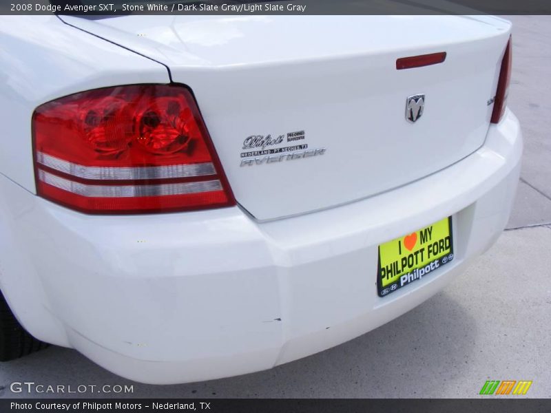 Stone White / Dark Slate Gray/Light Slate Gray 2008 Dodge Avenger SXT