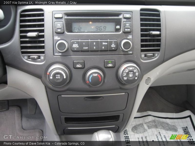Midnight Gray Metallic / Gray 2007 Kia Optima LX