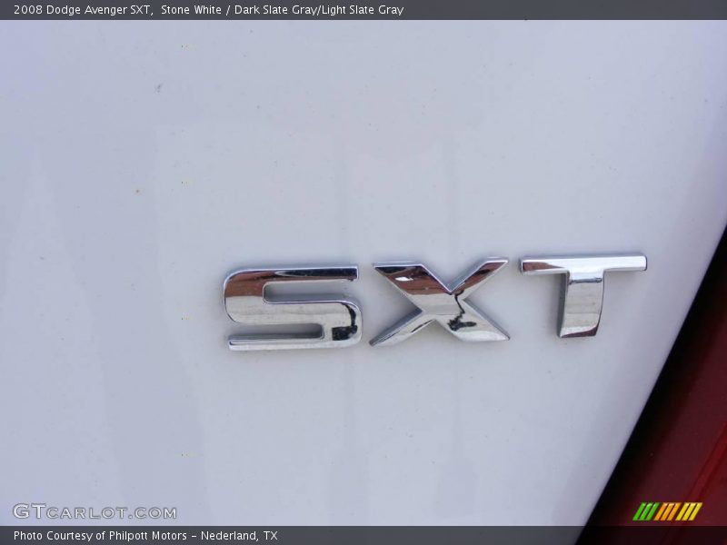 Stone White / Dark Slate Gray/Light Slate Gray 2008 Dodge Avenger SXT