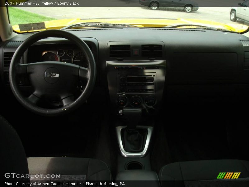 Yellow / Ebony Black 2007 Hummer H3