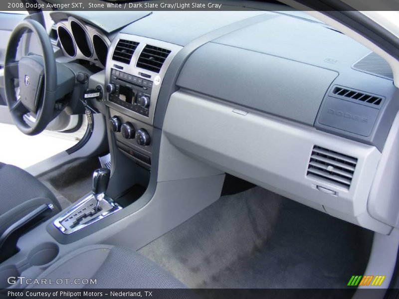 Stone White / Dark Slate Gray/Light Slate Gray 2008 Dodge Avenger SXT