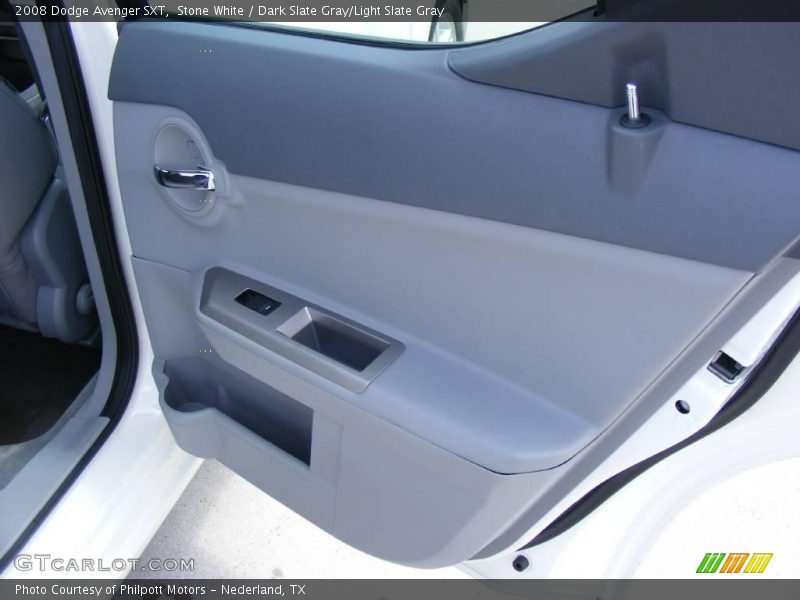 Stone White / Dark Slate Gray/Light Slate Gray 2008 Dodge Avenger SXT