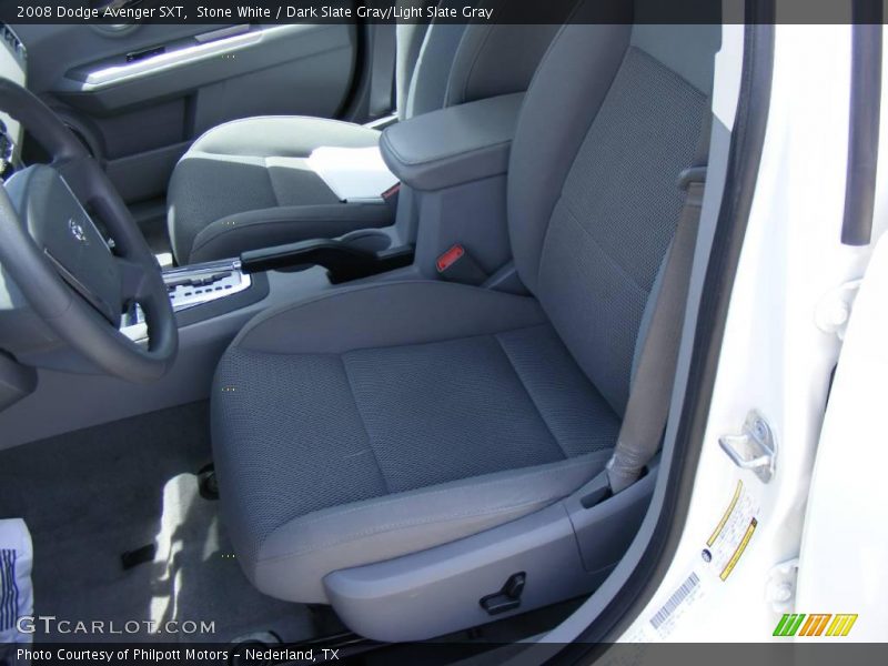 Stone White / Dark Slate Gray/Light Slate Gray 2008 Dodge Avenger SXT