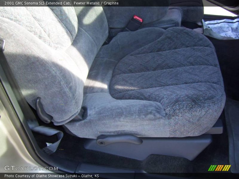 Pewter Metallic / Graphite 2001 GMC Sonoma SLS Extended Cab