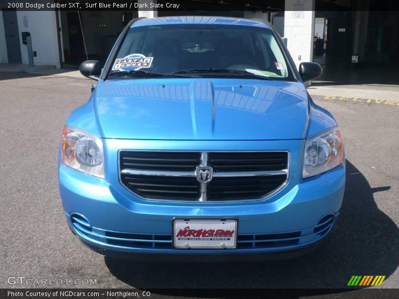 Surf Blue Pearl / Dark Slate Gray 2008 Dodge Caliber SXT