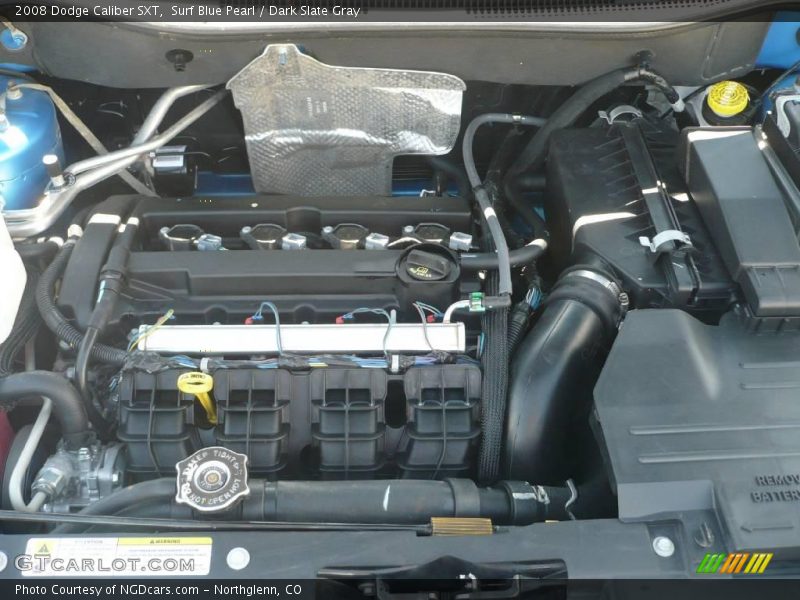 Surf Blue Pearl / Dark Slate Gray 2008 Dodge Caliber SXT