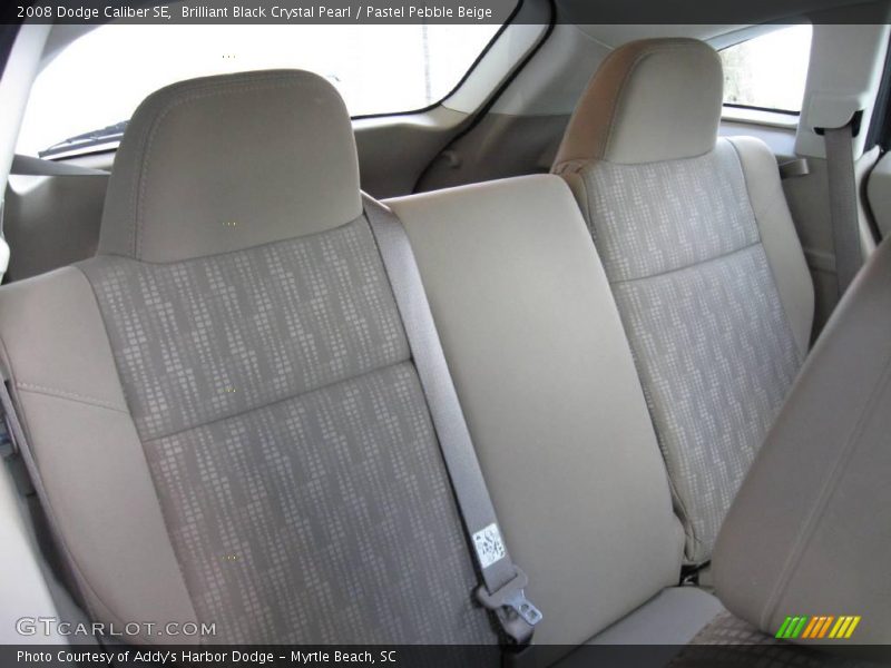 Brilliant Black Crystal Pearl / Pastel Pebble Beige 2008 Dodge Caliber SE