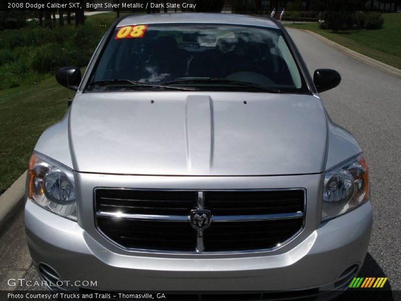 Bright Silver Metallic / Dark Slate Gray 2008 Dodge Caliber SXT