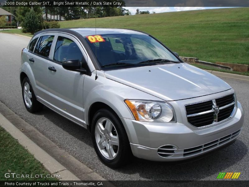Bright Silver Metallic / Dark Slate Gray 2008 Dodge Caliber SXT
