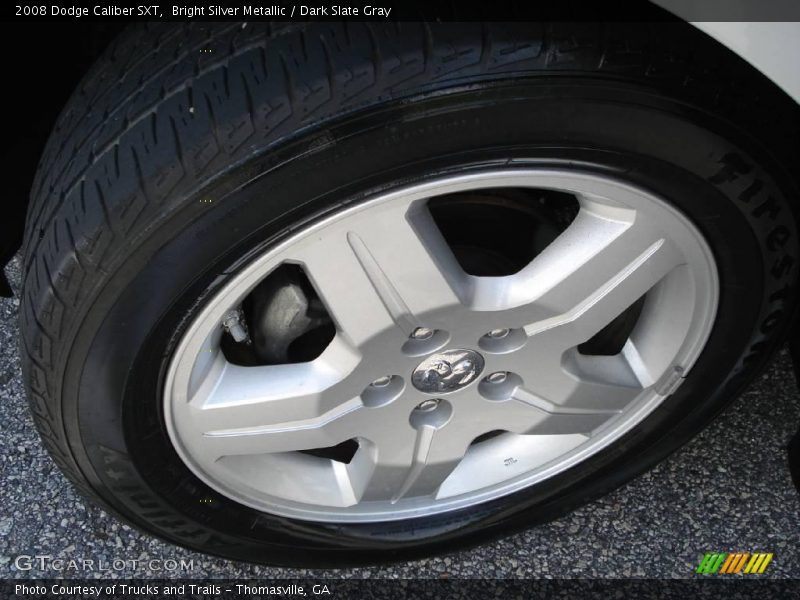 Bright Silver Metallic / Dark Slate Gray 2008 Dodge Caliber SXT