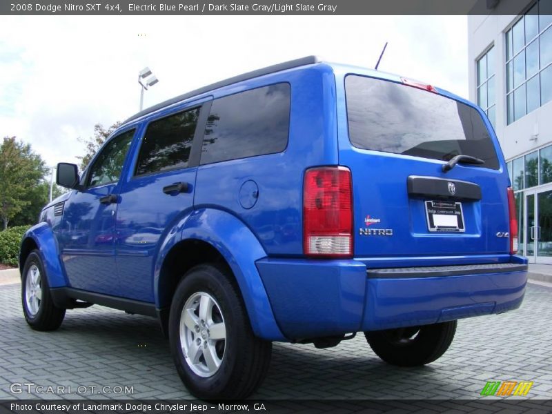Electric Blue Pearl / Dark Slate Gray/Light Slate Gray 2008 Dodge Nitro SXT 4x4