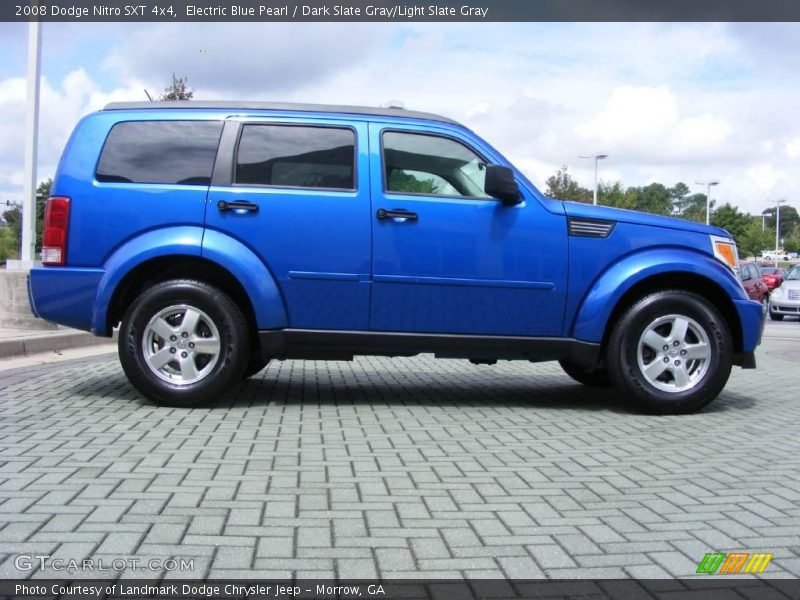 Electric Blue Pearl / Dark Slate Gray/Light Slate Gray 2008 Dodge Nitro SXT 4x4