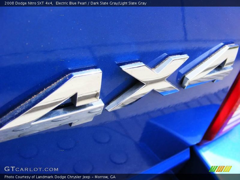 Electric Blue Pearl / Dark Slate Gray/Light Slate Gray 2008 Dodge Nitro SXT 4x4