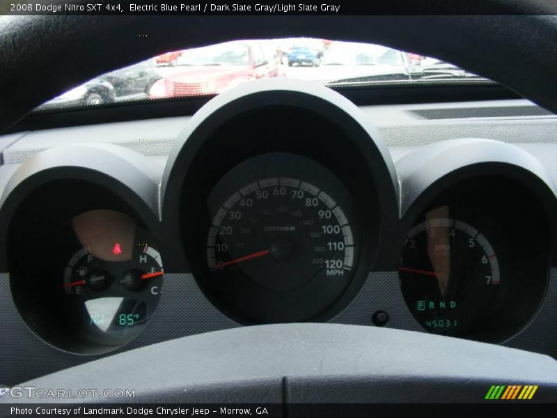 Electric Blue Pearl / Dark Slate Gray/Light Slate Gray 2008 Dodge Nitro SXT 4x4