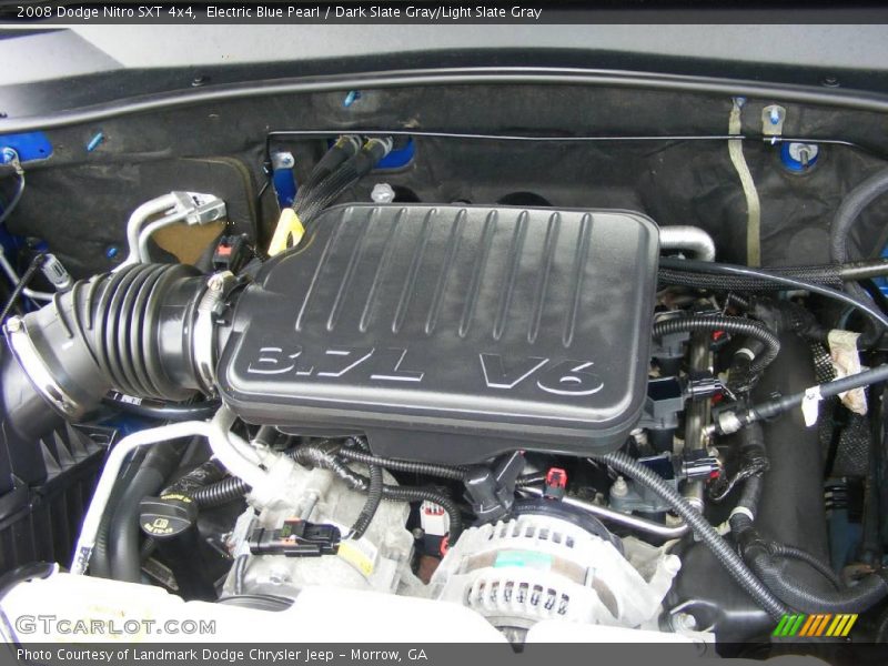 Electric Blue Pearl / Dark Slate Gray/Light Slate Gray 2008 Dodge Nitro SXT 4x4