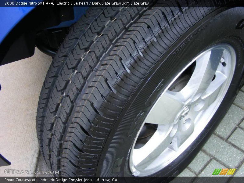 Electric Blue Pearl / Dark Slate Gray/Light Slate Gray 2008 Dodge Nitro SXT 4x4