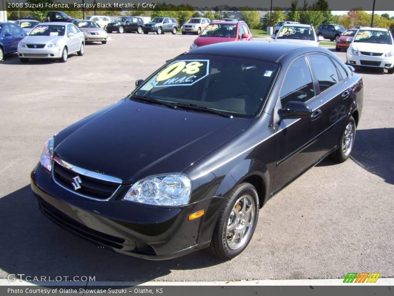 Fantasy Black Metallic / Grey 2008 Suzuki Forenza