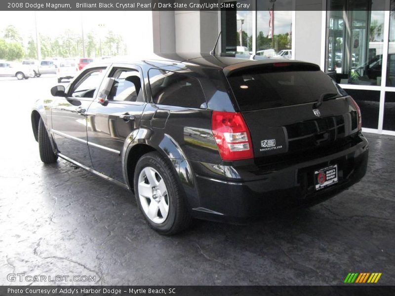 Brilliant Black Crystal Pearl / Dark Slate Gray/Light Slate Gray 2008 Dodge Magnum