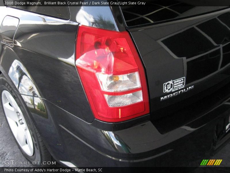 Brilliant Black Crystal Pearl / Dark Slate Gray/Light Slate Gray 2008 Dodge Magnum