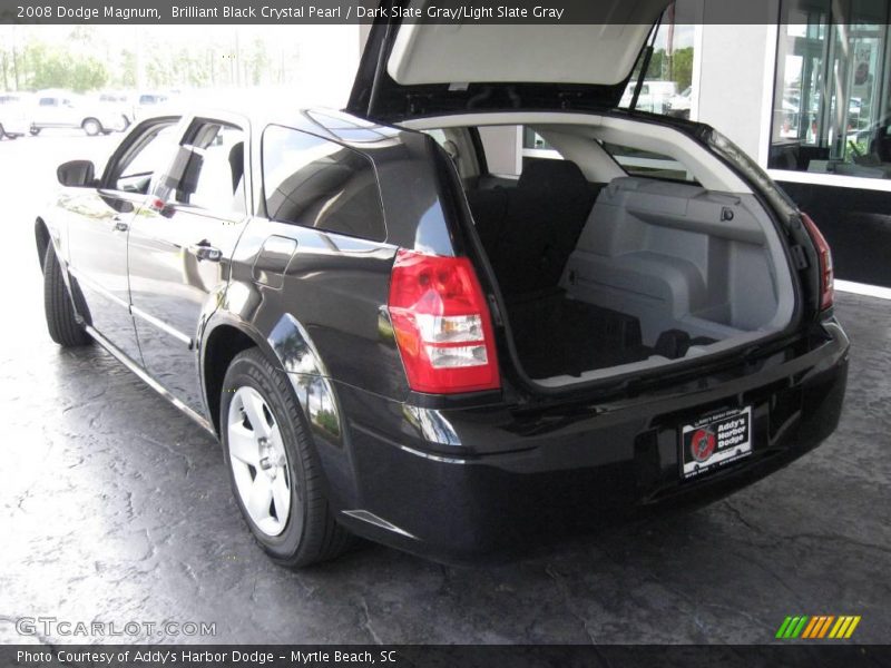 Brilliant Black Crystal Pearl / Dark Slate Gray/Light Slate Gray 2008 Dodge Magnum