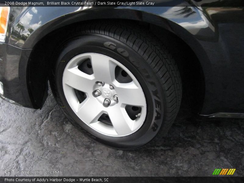 Brilliant Black Crystal Pearl / Dark Slate Gray/Light Slate Gray 2008 Dodge Magnum
