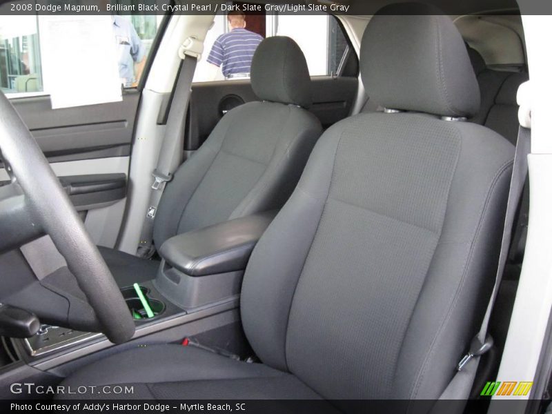 Brilliant Black Crystal Pearl / Dark Slate Gray/Light Slate Gray 2008 Dodge Magnum