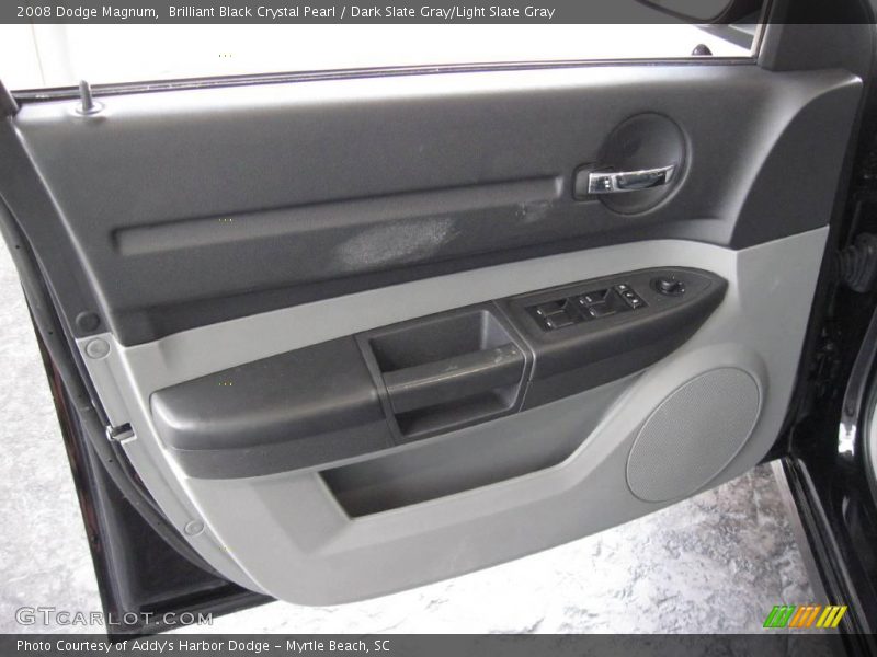 Brilliant Black Crystal Pearl / Dark Slate Gray/Light Slate Gray 2008 Dodge Magnum