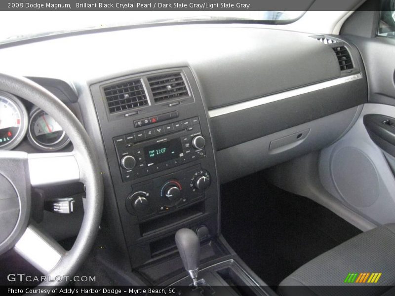 Brilliant Black Crystal Pearl / Dark Slate Gray/Light Slate Gray 2008 Dodge Magnum