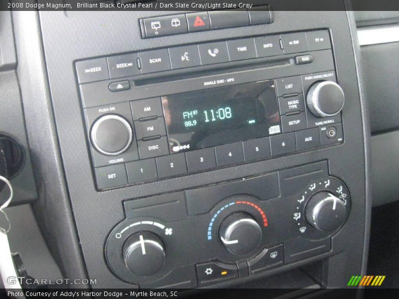 Brilliant Black Crystal Pearl / Dark Slate Gray/Light Slate Gray 2008 Dodge Magnum