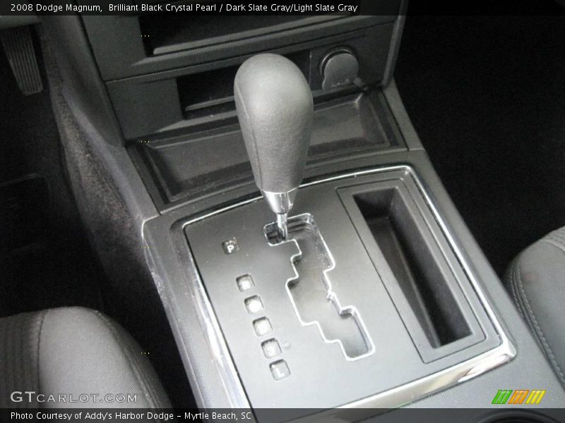 Brilliant Black Crystal Pearl / Dark Slate Gray/Light Slate Gray 2008 Dodge Magnum