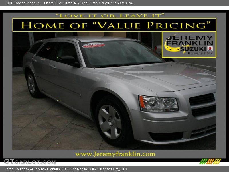 Bright Silver Metallic / Dark Slate Gray/Light Slate Gray 2008 Dodge Magnum