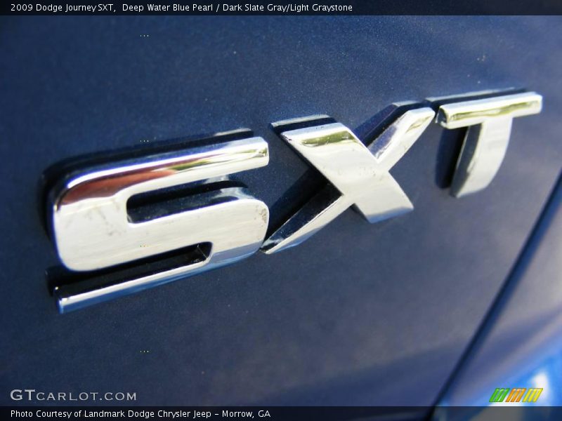 Deep Water Blue Pearl / Dark Slate Gray/Light Graystone 2009 Dodge Journey SXT