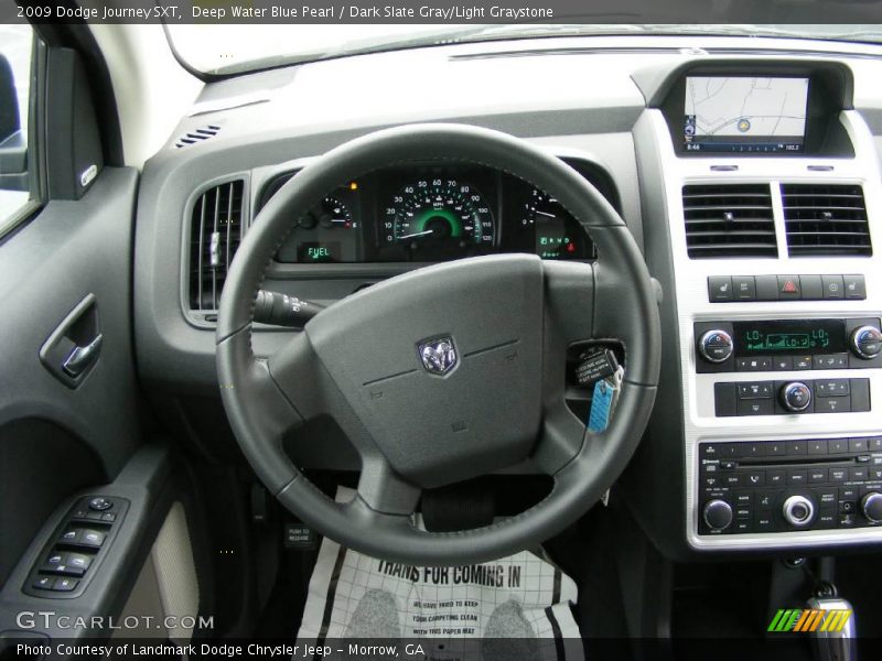 Deep Water Blue Pearl / Dark Slate Gray/Light Graystone 2009 Dodge Journey SXT