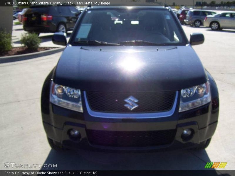 Black Pearl Metallic / Beige 2008 Suzuki Grand Vitara Luxury