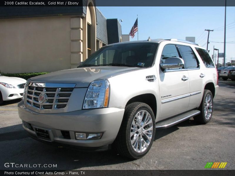 Gold Mist / Ebony 2008 Cadillac Escalade